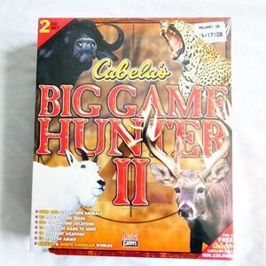 Cabela's Big Game Hunter II (PC, 1998) Big Box NEW Sealed